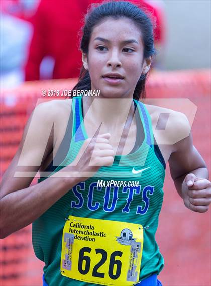 Thumbnail 1 in CIF State Cross Country Championships (Girls D4 Race) photogallery.