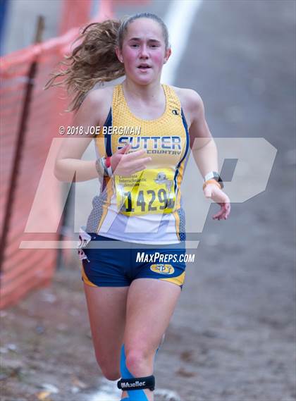 Thumbnail 2 in CIF State Cross Country Championships (Girls D4 Race) photogallery.