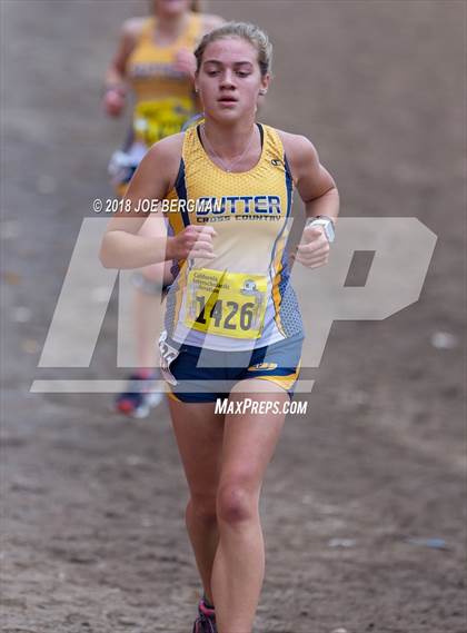Thumbnail 2 in CIF State Cross Country Championships (Girls D4 Race) photogallery.