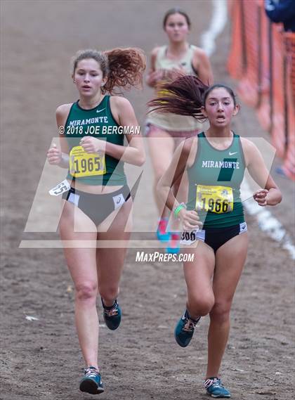 Thumbnail 1 in CIF State Cross Country Championships (Girls D4 Race) photogallery.