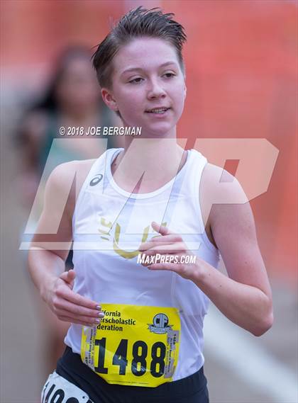 Thumbnail 2 in CIF State Cross Country Championships (Girls D4 Race) photogallery.