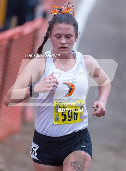 Thumbnail 2 in CIF State Cross Country Championships (Girls D4 Race) photogallery.