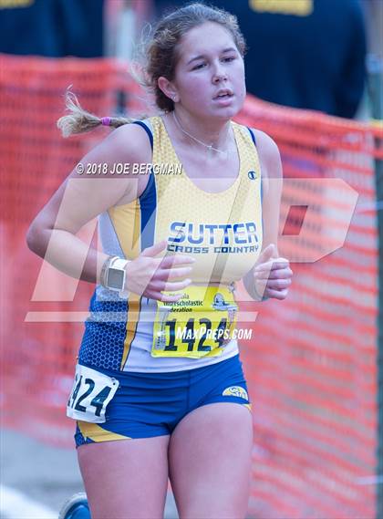 Thumbnail 2 in CIF State Cross Country Championships (Girls D4 Race) photogallery.