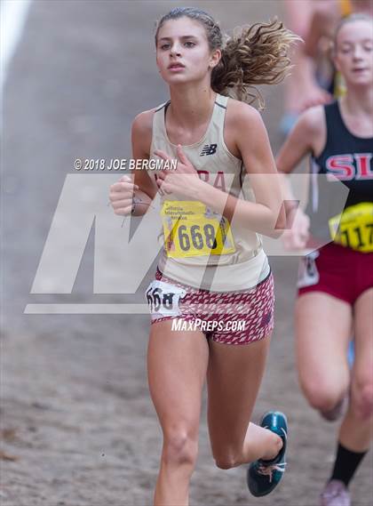 Thumbnail 2 in CIF State Cross Country Championships (Girls D4 Race) photogallery.