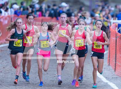 Thumbnail 2 in CIF State Cross Country Championships (Girls D4 Race) photogallery.