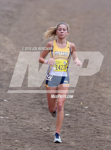 Thumbnail 3 in CIF State Cross Country Championships (Girls D4 Race) photogallery.