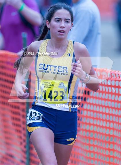 Thumbnail 2 in CIF State Cross Country Championships (Girls D4 Race) photogallery.