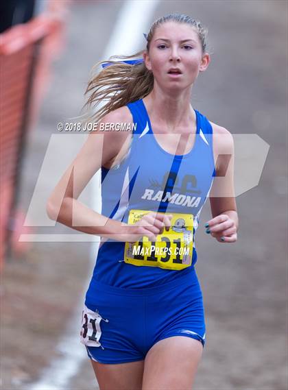 Thumbnail 3 in CIF State Cross Country Championships (Girls D4 Race) photogallery.
