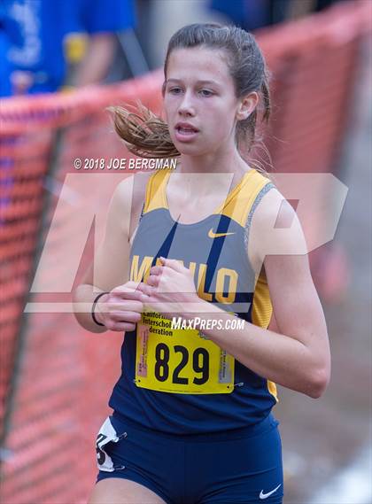 Thumbnail 3 in CIF State Cross Country Championships (Girls D4 Race) photogallery.