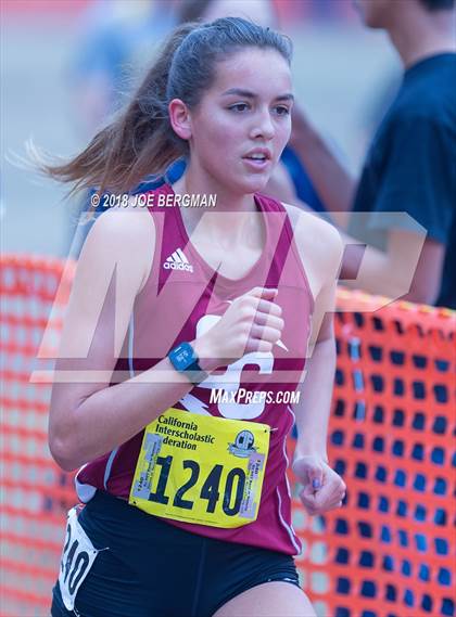 Thumbnail 1 in CIF State Cross Country Championships (Girls D4 Race) photogallery.