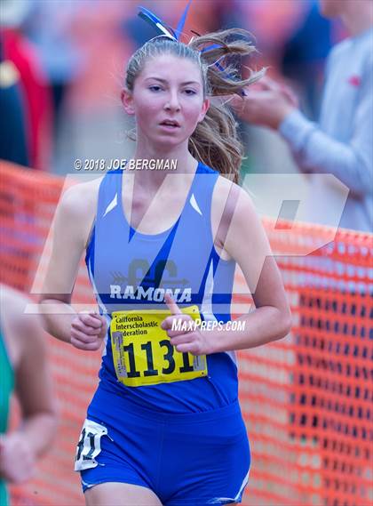 Thumbnail 3 in CIF State Cross Country Championships (Girls D4 Race) photogallery.