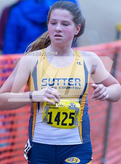 Thumbnail 3 in CIF State Cross Country Championships (Girls D4 Race) photogallery.