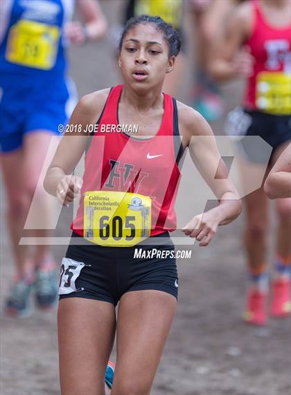 Thumbnail 3 in CIF State Cross Country Championships (Girls D4 Race) photogallery.