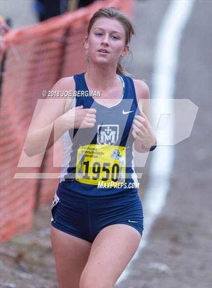 Thumbnail 3 in CIF State Cross Country Championships (Girls D4 Race) photogallery.