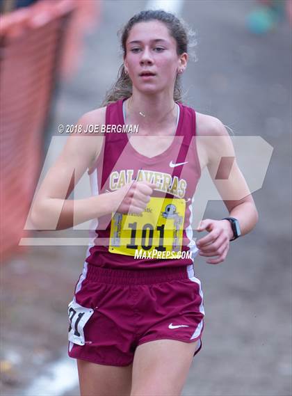 Thumbnail 2 in CIF State Cross Country Championships (Girls D4 Race) photogallery.