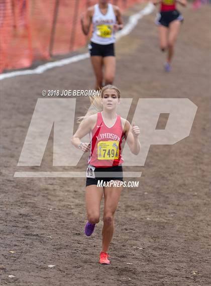Thumbnail 2 in CIF State Cross Country Championships (Girls D4 Race) photogallery.