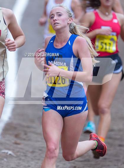Thumbnail 2 in CIF State Cross Country Championships (Girls D4 Race) photogallery.