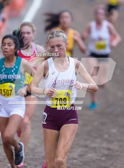 Thumbnail 2 in CIF State Cross Country Championships (Girls D4 Race) photogallery.