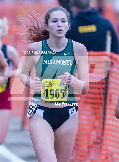 Thumbnail 3 in CIF State Cross Country Championships (Girls D4 Race) photogallery.
