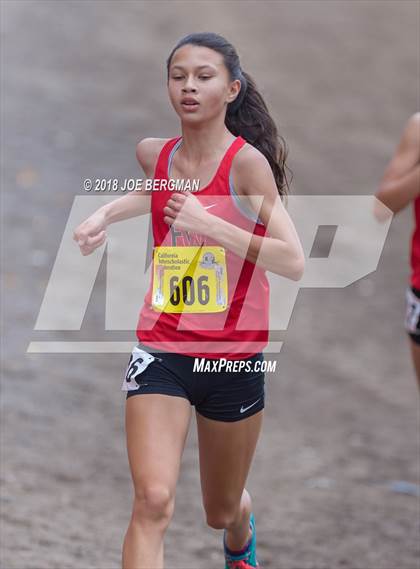 Thumbnail 3 in CIF State Cross Country Championships (Girls D4 Race) photogallery.