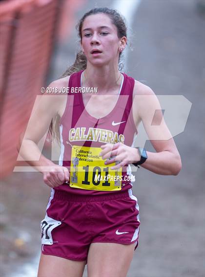 Thumbnail 3 in CIF State Cross Country Championships (Girls D4 Race) photogallery.
