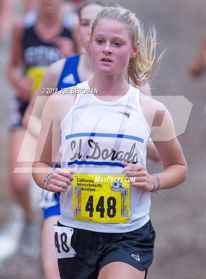 Thumbnail 2 in CIF State Cross Country Championships (Girls D4 Race) photogallery.