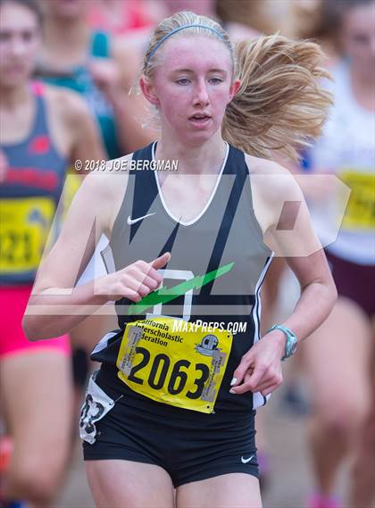 Thumbnail 1 in CIF State Cross Country Championships (Girls D4 Race) photogallery.