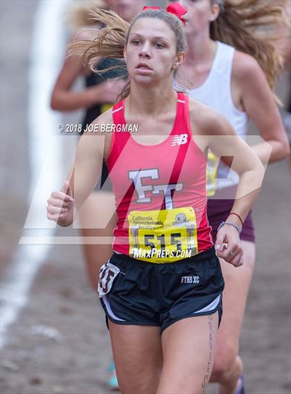 Thumbnail 3 in CIF State Cross Country Championships (Girls D4 Race) photogallery.