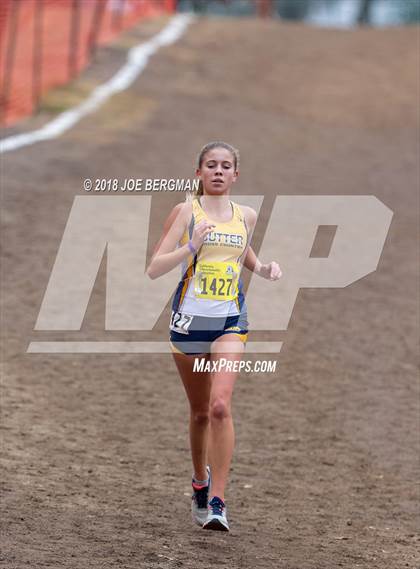 Thumbnail 1 in CIF State Cross Country Championships (Girls D4 Race) photogallery.