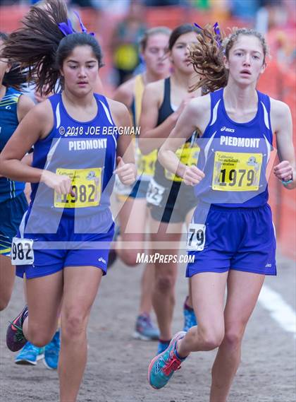 Thumbnail 2 in CIF State Cross Country Championships (Girls D4 Race) photogallery.