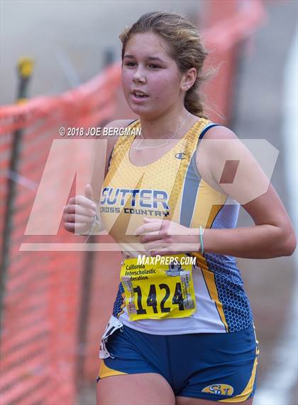 Thumbnail 1 in CIF State Cross Country Championships (Girls D4 Race) photogallery.