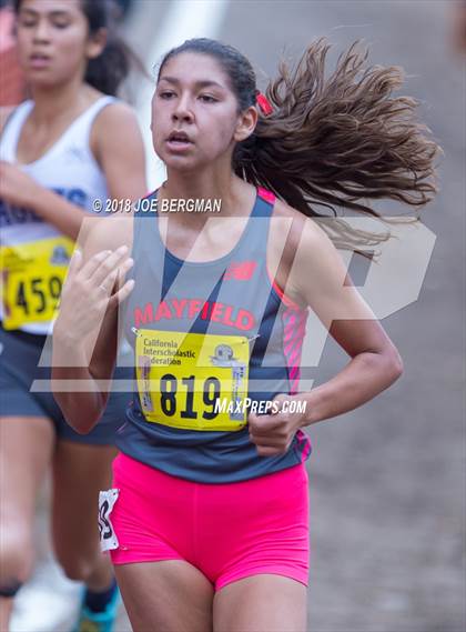 Thumbnail 2 in CIF State Cross Country Championships (Girls D4 Race) photogallery.