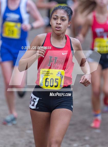 Thumbnail 2 in CIF State Cross Country Championships (Girls D4 Race) photogallery.