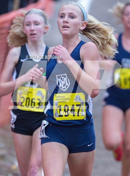 Thumbnail 1 in CIF State Cross Country Championships (Girls D4 Race) photogallery.