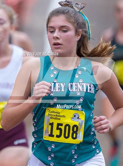 Thumbnail 1 in CIF State Cross Country Championships (Girls D4 Race) photogallery.