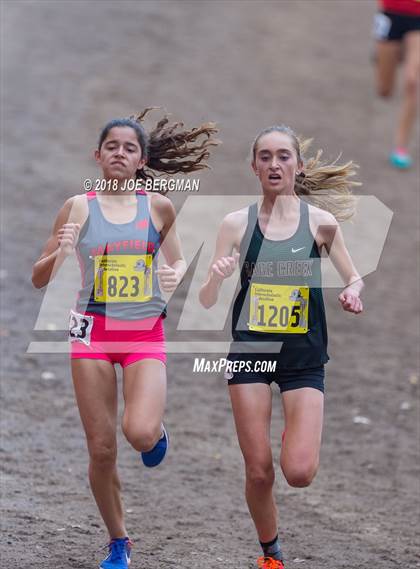 Thumbnail 2 in CIF State Cross Country Championships (Girls D4 Race) photogallery.