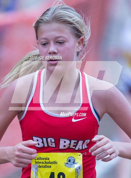Thumbnail 1 in CIF State Cross Country Championships (Girls D4 Race) photogallery.