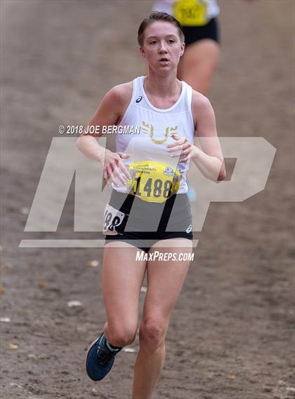 Thumbnail 1 in CIF State Cross Country Championships (Girls D4 Race) photogallery.