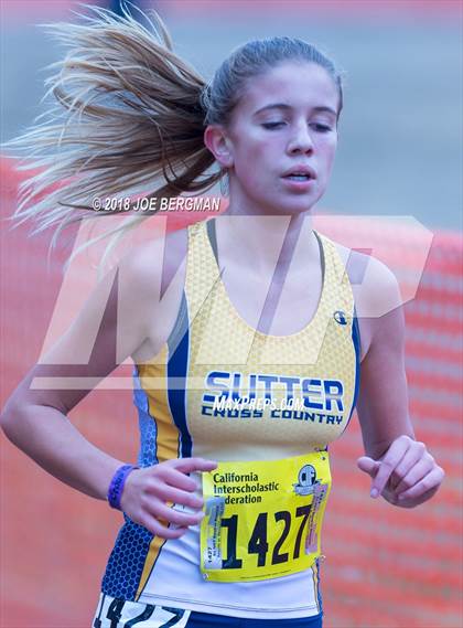 Thumbnail 2 in CIF State Cross Country Championships (Girls D4 Race) photogallery.