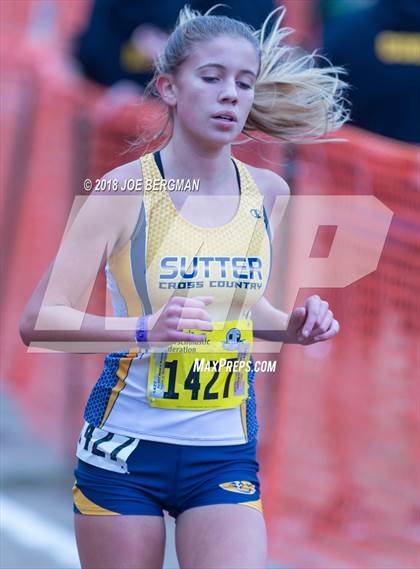 Thumbnail 3 in CIF State Cross Country Championships (Girls D4 Race) photogallery.