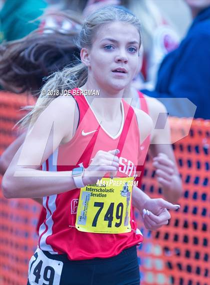 Thumbnail 2 in CIF State Cross Country Championships (Girls D4 Race) photogallery.