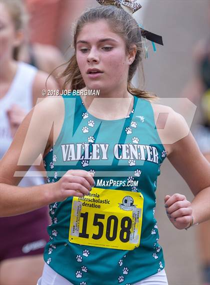 Thumbnail 2 in CIF State Cross Country Championships (Girls D4 Race) photogallery.
