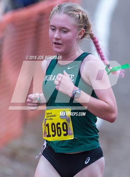 Thumbnail 2 in CIF State Cross Country Championships (Girls D4 Race) photogallery.