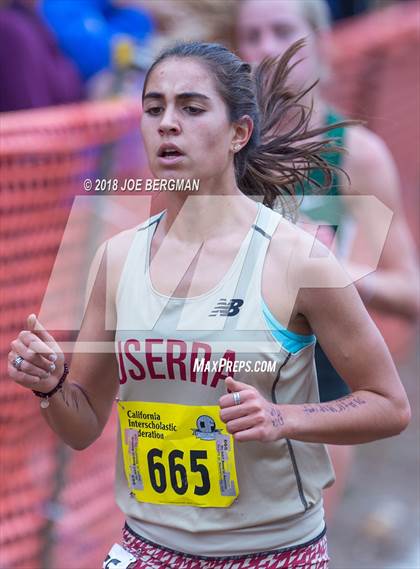 Thumbnail 2 in CIF State Cross Country Championships (Girls D4 Race) photogallery.