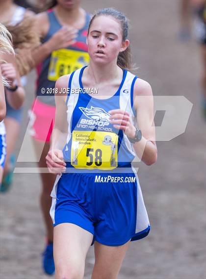 Thumbnail 3 in CIF State Cross Country Championships (Girls D4 Race) photogallery.