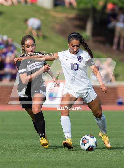 Thumbnail 1 in West Stokes vs. Carrboro (NCHSAA 2A Final) photogallery.