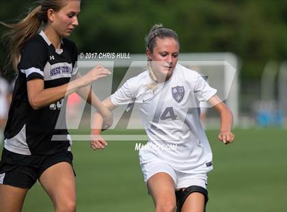 Thumbnail 3 in West Stokes vs. Carrboro (NCHSAA 2A Final) photogallery.