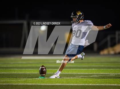 Thumbnail 1 in Lake Creek vs. Crockett (UIL Football 5A Division 2 Region III Area) photogallery.