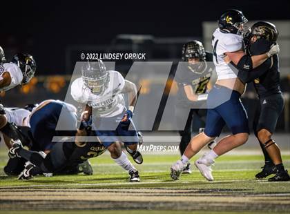 Thumbnail 1 in Lake Creek vs. Crockett (UIL Football 5A Division 2 Region III Area) photogallery.