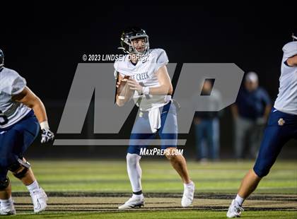Thumbnail 1 in Lake Creek vs. Crockett (UIL Football 5A Division 2 Region III Area) photogallery.